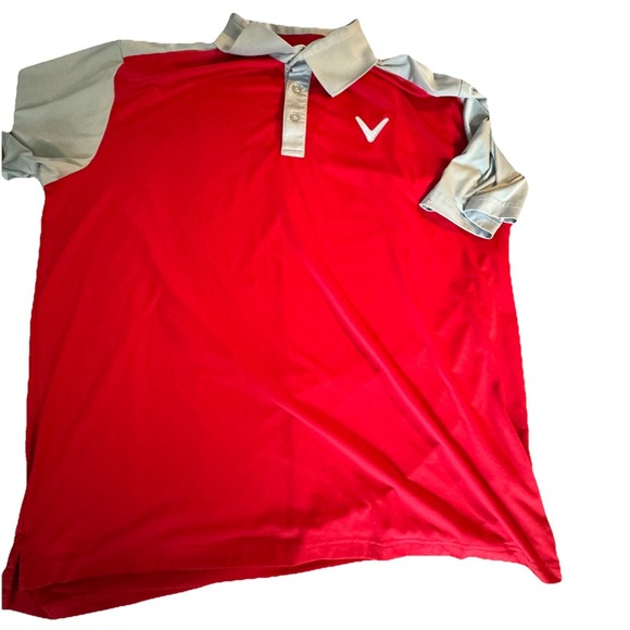 Callaway Men's Opti-Dri Polo Shirt XL Cooling Golf Performance Moisture-Wick - Picture 1 of 9